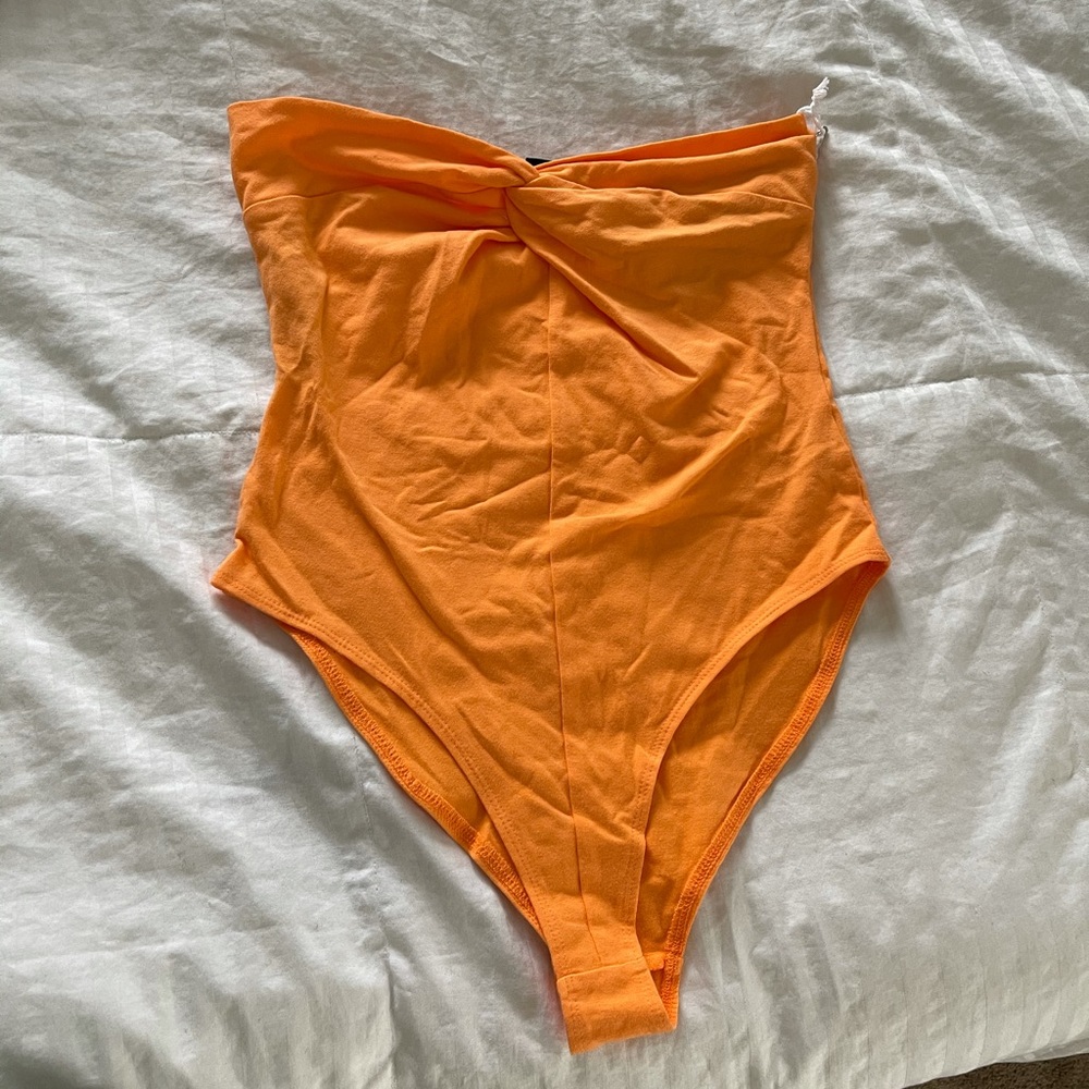 Forever 21 Orange Bodysuit